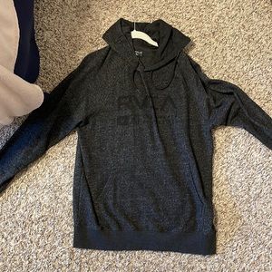 RVCA Black Hoody Size Large